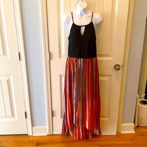 Multi-color Maxi Dress - Medium